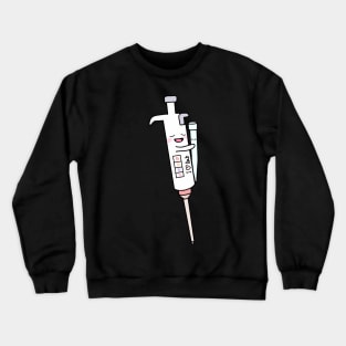 Cute Micropipette with Lovely Tip laboratory Crewneck Sweatshirt